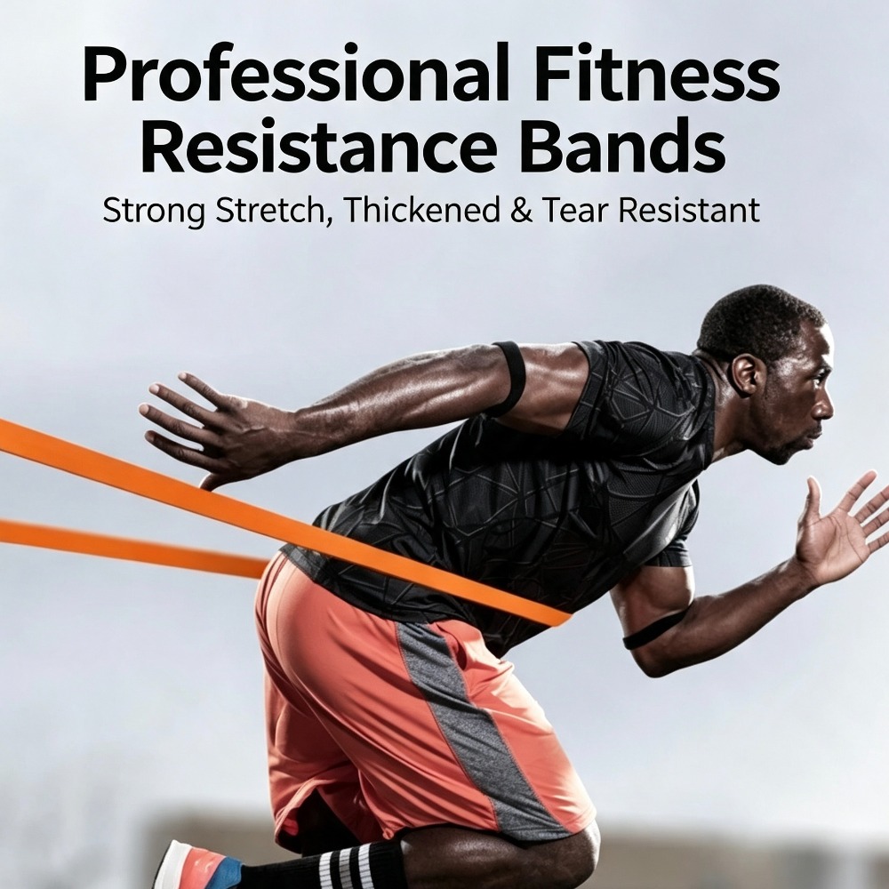 Yoga Fitness Resistance Band - Утолщенные эластичные ленты сопротивления, 25-65 фунтов,